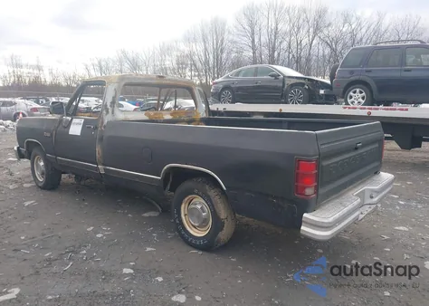 1989 Dodge Ram 100 из США, поврежденный, VIN 1B7FE06Y4KS089541